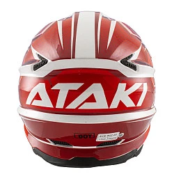 Ataki JK801A Legacy шлем кроссовый, красно-белый