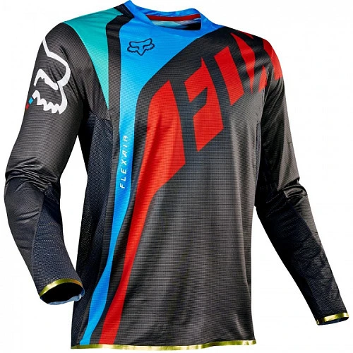 Fox Racing Flexair Seca джерси, серо-красный