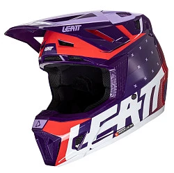 Leatt Kit Moto 7.5 V24 SunDown шлем кроссовый + Velocity 4.5 мотоочки