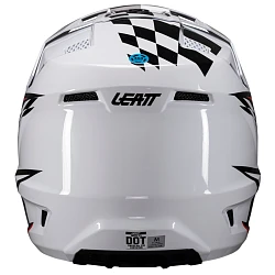Leatt Kit Moto 3.5 V25 White шлем кроссовый + Vizion 3.5 мотоочки