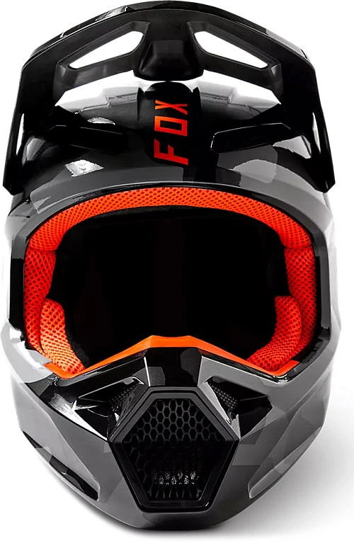 Fox Racing V1 Bnkr Grey Camo шлем кроссовый