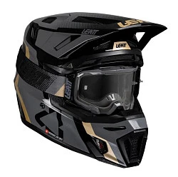 Leatt Kit Moto 8.5 V25 Black шлем кроссовый + Velocity 5.5 мотоочки