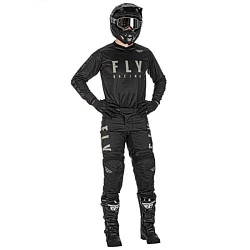 Fly Racing F-16 2022 джерси, черно-серый