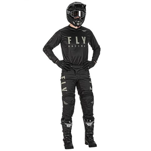 Fly Racing F-16 2022 джерси, черно-серый