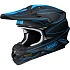 Shoei VFX-W HECTIC TC-2 шлем кроссовый, черно-синий матовый