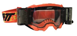 Leatt Velocity 5.5 Roll-Off Neon Orange / Clear мотоочки, двойная линза