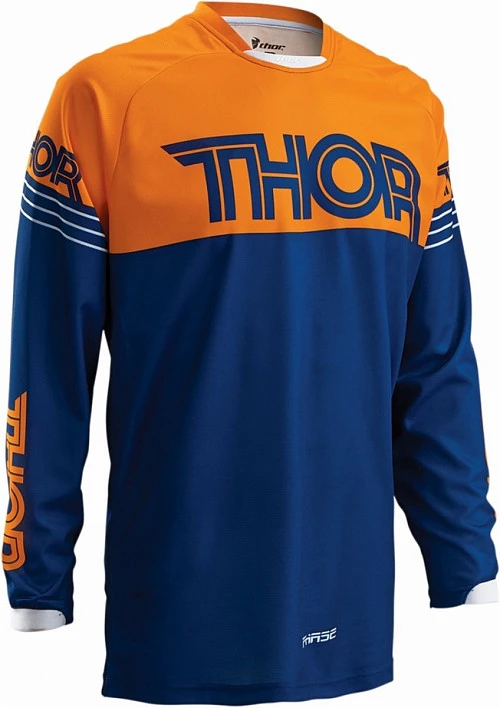 Thor Phase Hyperion джерси подростковая, сине-оранжевый