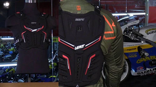 Leatt 3DF Airfit панцирь, черно-красный