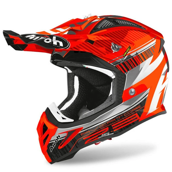 Airoh Aviator 2.3 Novak Chrome шлем внедорожный, оранжевый