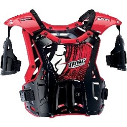 Thor Quadrant панцирь, черно-красный