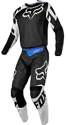Fox Racing 180 Race 2017 комплект кросс, черно-белый