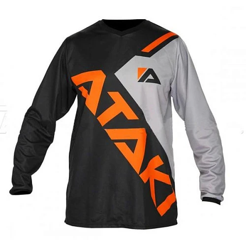 Ataki Impact джерси, черно-серо-оранжевый