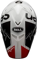 Bell Moto-9 Flex Seven Galaxy Gloss Black/White/Red шлем кроссовый