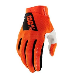 100% Ridefit Fluo Orange мотоперчатки