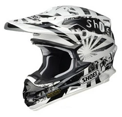 Shoei VFX-W Dissent TC-6 шлем кроссовый, белый