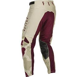 Fly Racing Kinetic K221 2021 мотоштаны, бежево-бордовый