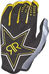 Fly Racing Lite Rockstar 2017 мотоперчатки, черно-желтый