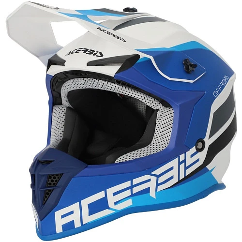 Acerbis Linear White/Blue шлем внедорожный