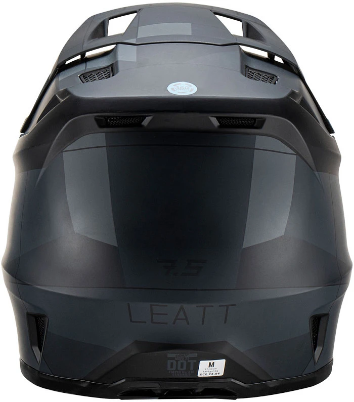 Leatt Kit Moto 7.5 V23 Stealth шлем кроссовый + Velocity 4.5 мотоочки