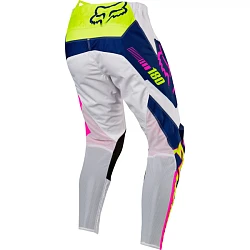 Fox Racing 180 Falcon 2017 мотоштаны, сине-желто-белый
