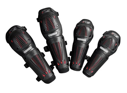 Scoyco K10/H10-2 комплект наколенники и налокотники, черно-красный