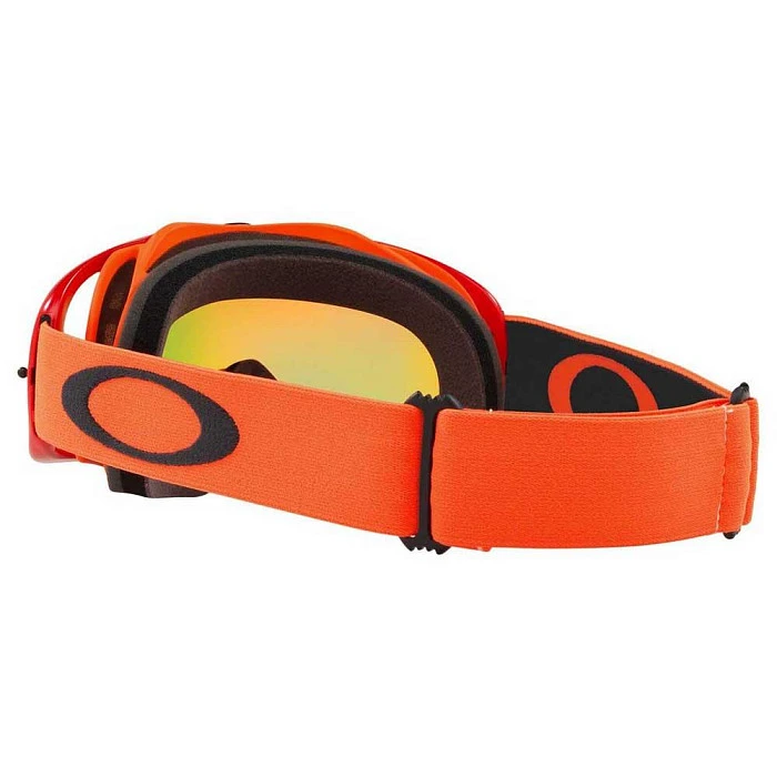 Oakley Crowbar Solid мотоочки, красно-оранжевый, оранжевая линза (OO7025-68)