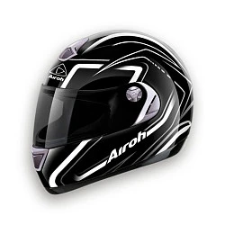 Airoh Aster-X Double шлем интеграл, белые полосы