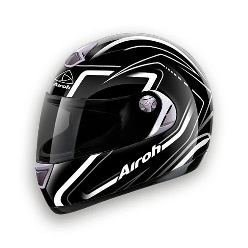 Airoh Aster-X Double шлем интеграл, белые полосы