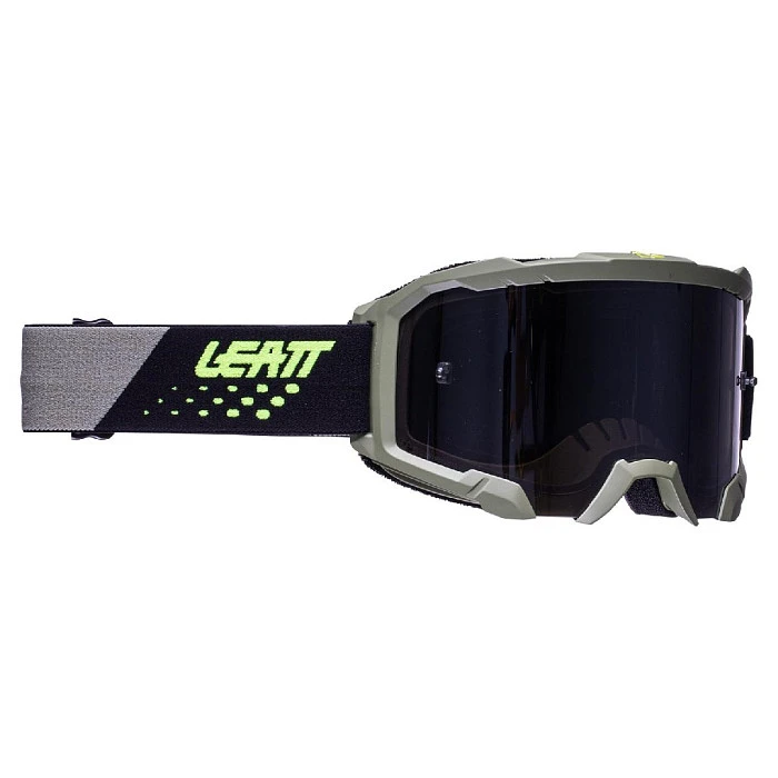 Leatt Velocity 4.5 Iriz Cactus / Platinum UC 28% мотоочки, двойная линза