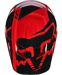 Fox Racing V1 Race Youth козырек к подростковому шлему, красный