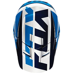 Fox Racing V1 Mako шлем кроссовый, бело-синий