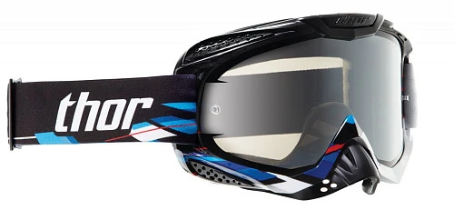Thor Ally Sweep мотоочки, черно-синий, прозрачная линза