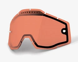 100% Racecraft/Accuri/Strata Vented Dual Pane Lens Anti-Fog Rose линза