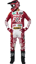Fox Racing 180 Czar 2019 мотоштаны, красно-белый