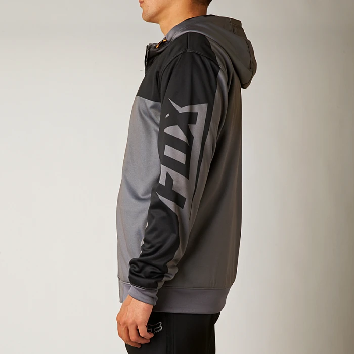 Fox Race Zip Fleece толстовка, серо-синий