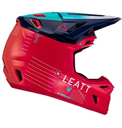 Leatt Kit Moto 8.5 V23 Red шлем кроссовый + Velocity 5.5 мотоочки