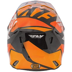 Fly Racing Elite Guild 2018 шлем детский, оранжево-бело-черный