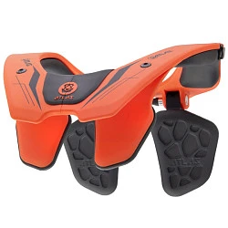 Atlas Prodigy 2020 защита шеи подростковая, оранжево-черный (74-84 см)