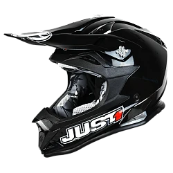 Just1 J32 PRO Solid шлем кроссовый, черный матовый