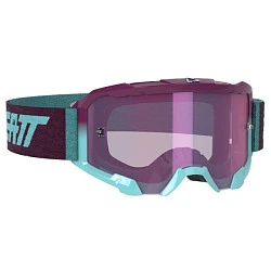 Leatt Velocity 4.5 Iriz Aqua / Purple мотоочки, двойная линза