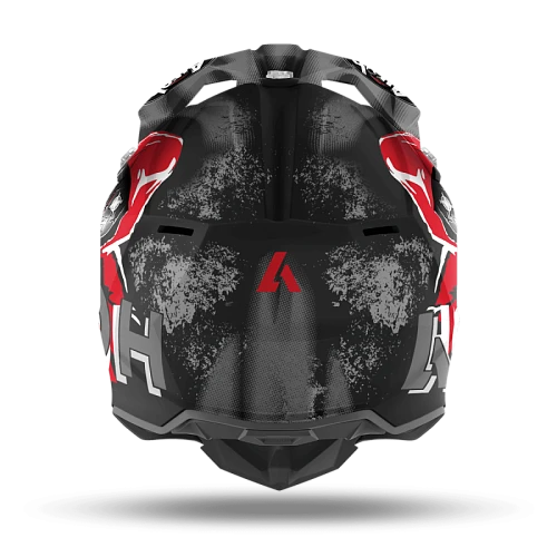 Airoh Wraap Alien Red Matt шлем внедорожный