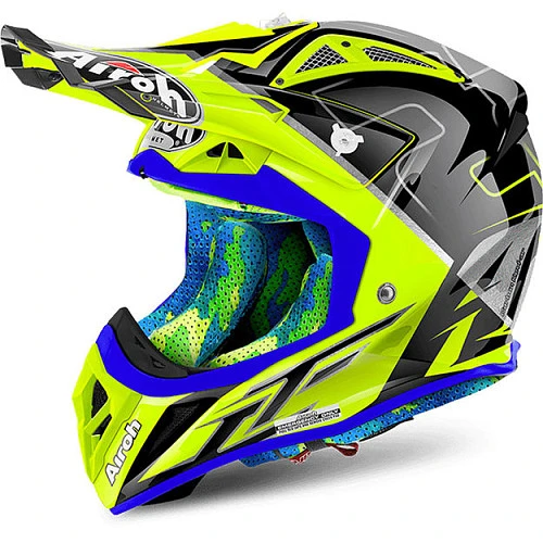 Airoh Aviator 2.2 шлем внедорожный, желто-черный