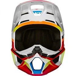 Fox Racing V1 Motif 2019 шлем кроссовый, красно-белый