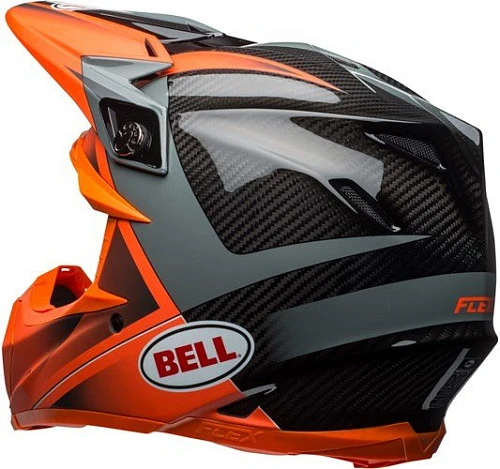 Bell Moto-9 Flex Hound шлем кроссовый, оранжево-серый