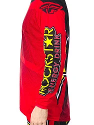 Fly Racing Kinetic Rockstar 2017 джерси, красно-черный