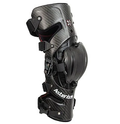 Asterisk New Carbon Cell 1 Knee Brace наколенники, черный