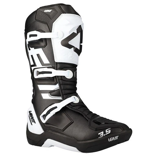 Leatt 3.5 Black/White 2024 мотоботы детские/женские, черно-белый