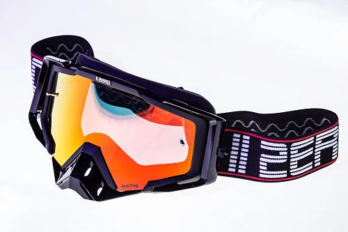 IIZERO Black Mirror Orange Lens мотоочки