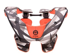 Atlas Prodigy 2018 защита шеи подростковая, оранжево-черно-белый (74-84 см)