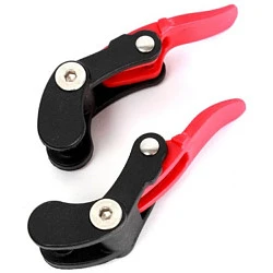 Leatt DBX/GPX Pro Lite замок пластиковый для защиты шеи, черно-красный